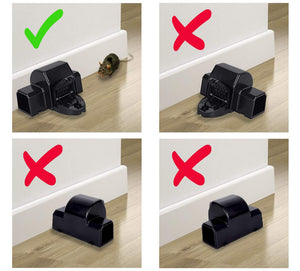 T-MAMUT Trappola per Topi 2 Trappole per Topi Professionali Con Copertura di Protezione a Scatto Riutilizzabile Da Esterno Ed Interno Dissuasori Topicida Roditori Grandi Piccoli Molto Sicura e Potente