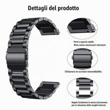 Carica l'immagine nel visualizzatore di Gallery, Compatibile per Cinturino Galaxy Watch 46mm/Gear S3 Frontier/S3 Classic/Galaxy Watch 3 45mm 22mm Acciaio Inossidabile Me