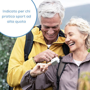 Beurer PO 40 Saturimetro per il Monitoraggio della Saturazione di Ossigeno nel Sangue, Battito Cardiaco e Indice di Perfusione, Pulsossimetro con Luminosità Regolabile e Spegnimento Automatico
