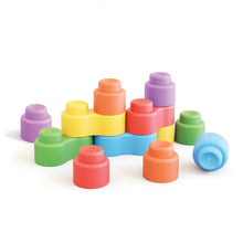 Carica l&#39;immagine nel visualizzatore di Gallery, QUERCETTI-Quercetti-4141 MOMY Soft, Giochi di Costruzioni in plastica Morbida per la Prima Infanzia, 12 Pezzi, Multicolore