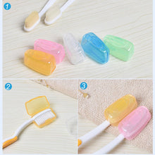Carica l'immagine nel visualizzatore di Gallery, Aeuezxx Custodia per Spazzolino da Denti, 2 Pezzi Plastica Custodia Spazzolino e 5 Pezzi Copri Protettiva Spazzolino Por