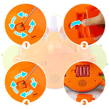 Carica l&#39;immagine nel visualizzatore di Gallery, Tamburo Giochi Bambini 1 Anno - Strumenti Musicali Giocattoli Bambino 1 2 Anno Batteria Bambini Elettronico con Filastrocche Neonati Idea Natale Regalo Gioco Bambino Bimba 1 2 Anno Anni