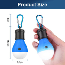 Carica l'immagine nel visualizzatore di Gallery, Flintronic Lampada LED Campeggio, 5Pezzi Lampadina da Campeggio, Lampada da Tenda, Luce di Emergenza Portatile con Ganci