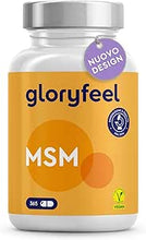 Carica l&#39;immagine nel visualizzatore di Gallery, gloryfeel Integratore MSM Metilsulfonilmetano Zolfo Organico MSM 1600mg 6mesi