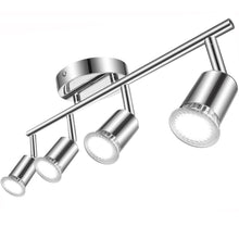 Carica l'immagine nel visualizzatore di Gallery, Aigostar Faretti LED Soffitto Orientabili, Lampada da Soffitto Moderna GU10, 4 Luci Lampadario Camera da Letto Cucina So