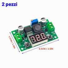 Carica l'immagine nel visualizzatore di Gallery, RUNCCI-YUN 2Pcs DC-DC Convertitore di tensione Buck Modulo di alimentazione Modulo step-down regolabile Modulo di alimen