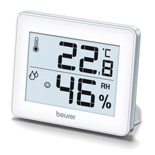 Carica l'immagine nel visualizzatore di Gallery, Beurer HM 16 Termoigrometro Per il Controllo della temperatura e dell'Umidità dell'aria Classifica i valori con un'indic