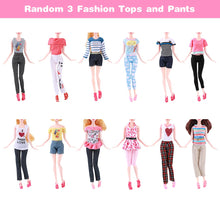 Carica l'immagine nel visualizzatore di Gallery, Vestiti e Accessori per Bambole Dolls, 43 Pezzi Set di Vestiti per Bambole Inclusi Gonna, Borsa, Scarpe, Accessori, Regalo di Compleanno per Ragazza, Consegna Casuale (Non Include Bambola)