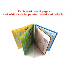 Carica l&#39;immagine nel visualizzatore di Gallery, Sipobuy Magic Water Drawing Book Libro da colorare Acqua Doodle con Magic Pen Painting Board per Bambini Istruzione Drawing Toy (Animal World)