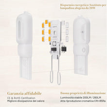 Carica l'immagine nel visualizzatore di Gallery, DiCUNO Lampadina LED G9 2W, Bianco caldo 2700K, 200lm, 230V, 10 Pezzi