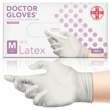 Carica l'immagine nel visualizzatore di Gallery, AIESI® Guanti in Lattice monouso senza polvere uso medico DOCTOR GLOVES