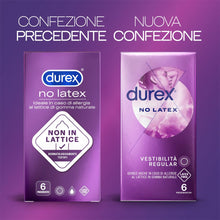 Carica l'immagine nel visualizzatore di Gallery, Durex No Latex Preservativi senza Lattice, 6 Profilattici