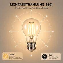 Carica l'immagine nel visualizzatore di Gallery, Lampadina LED A60 E27 10W 3000K 1100LM, 5 Pezzi