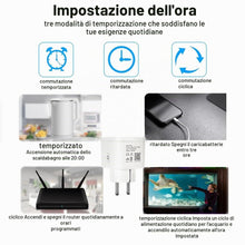 Carica l'immagine nel visualizzatore di Gallery, Offgridtec Presa Smart WiFi, controllo tramite app Smart Life/Tuya, monitoraggio energetico in tempo reale, timer e scen