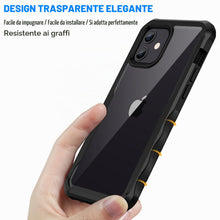 Carica l'immagine nel visualizzatore di Gallery, CENHUFO Privacy Cover iPhone 12/iPhone 12 Pro, con Protezione Schermo Vetro Temperato Anti Spia Integrata, 360 Gradi Ant