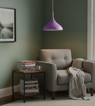 Carica l'immagine nel visualizzatore di Gallery, BEL AIR HOME - Lampada a sospensione BAVIERA 1xE-27 (LAMPADINA NON INCLUSA) Diametro 30 cm in metallo e legno, Altezza r