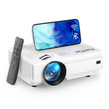Carica l'immagine nel visualizzatore di Gallery, Mini Proiettore Portatile, XuanPad 18000L Proiettore WiFi Bluetooth, 2024 Aggiornato Videoproiettore HD 1080P Supporto, Zoom 100%-50%, Proiettore Home Theater per TV Stick/HDMI/USB/AV/Laptop/Telefono