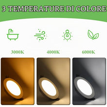 Carica l'immagine nel visualizzatore di Gallery, 4x Faretti LED da Incasso per Cartongesso 10W, 3000K, 4000K, 6000K, 230V