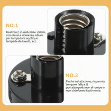 Carica l'immagine nel visualizzatore di Gallery, OSALADI 5 portalampada E10 con cavo e interruttore, portalampada a vite per mini lampadine, ideali per progetti fai da t