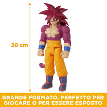 Carica l'immagine nel visualizzatore di Gallery, BANDAI – Dragon Ball Daima Super Saiyan 4 Goku – Action figure Limit Breaker 30 cm Goku SSJ4 – Licenza ufficiale Dragon Ball Daima – Idea regalo Grande figura – Giocattolo dai 4 anni in su – 40903
