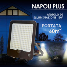 Carica l'immagine nel visualizzatore di Gallery, M Ledme - Faretto Proiettore Led Napoli Plus 100W, 12.000 lumen, IP65 dimmerabile, Colore Luce Fredda (6000 k), illumina