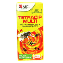 Carica l'immagine nel visualizzatore di Gallery, Zapi Garden | Tetracip Multi - Insetticida Multi Insetto, Concentrato Contro Mosche, Zanzare, Blatte, Formiche, Vespe e 