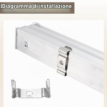 Carica l'immagine nel visualizzatore di Gallery, QUARKZMAN Supporto per Clip T5, Clip per Strisce T5 LED, con Viti，18pz