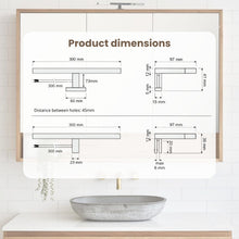 Carica l'immagine nel visualizzatore di Gallery, Evotrade Applique LED 30 cm. per Specchio Bagno - Lampada IP44 Waterproof, Luce Uniforme, Ideale per Cucina, Bagno e Amb