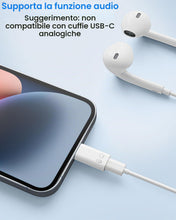 Carica l'immagine nel visualizzatore di Gallery, Adattatore Audio per DJI Mic da USB-C a Lightning/da Lightning a USB-A