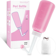Carica l'immagine nel visualizzatore di Gallery, Bidet Portatile – 350ml Peri Bottle Post Partum per Letto Settimanale e Ospedale | Bidet Portatile da Viaggio con Tasche Impermeabili