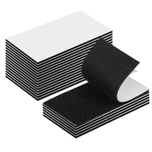 Carica l'immagine nel visualizzatore di Gallery, Vicloon Feltro Adesivo Forte Biadesivo,24 Pezzi 5 x 10 cm Hook Loop Autoadesivo,Nero Autoadesivo Nastro a Strappo,per Te