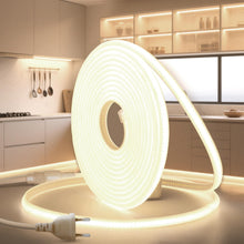 Carica l'immagine nel visualizzatore di Gallery, BRIMETI Striscia COB LED Luce 220V 2M Bianco Naturale 4000K Impermeabile IP65 LED Neon Nastro Alta Luminosità 320LED/m F
