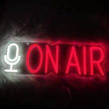 Carica l'immagine nel visualizzatore di Gallery, On Air - Targa al neon a LED per Podcast Studio Streaming Cool LED