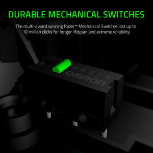 Razer DeathAdder Essential (2021) - Mouse da Gioco Cablato con Sensore Ottico da 6400 DPI (Sensore Ottico da 6400 DPI, 5 Pulsanti Programmabili, Fattore di Forma Ergonomico) Nero