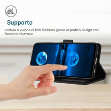 Carica l'immagine nel visualizzatore di Gallery, PanXCase Cover Libro per Motorola Moto E14 / G04 / G04s / G24 - Custodia PU Pelle Wallet, Supporto Magnetica Antiurto An