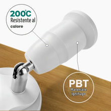 Carica l'immagine nel visualizzatore di Gallery, DiCUNO E27 5 en 1 Socket adattatore splitter, Convertitore Rotondo, 1 Pezzi