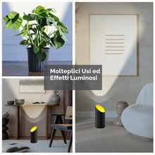 Carica l'immagine nel visualizzatore di Gallery, Adiwo Faretto LED da Pavimento, 1 PCS Luci da Terra a LED, Dimmerabile, per Illuminazione d'Accento (Nero)