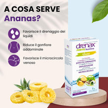 Carica l'immagine nel visualizzatore di Gallery, Drenax Forte Bustine Ananas – Integratore Alimentare Drenante con Betulla, Ortosifon e Lespedeza – Supporto al Drenaggio