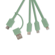 Carica l'immagine nel visualizzatore di Gallery, Legami - Cavo di Ricarica Multiplo Link Up, Tema Koala, con Portachiave, 4 Cavi di Ricarica, USB, di Tipo-C, Micro-USB, 