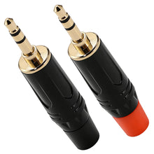 Carica l'immagine nel visualizzatore di Gallery, 2 Pezzi Spina a Saldare Audio da 3.5mm, Spina Maschio Stereo a 3 Poli TRS, per Cuffie, Altoparlanti, Microfoni