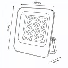 Carica l'immagine nel visualizzatore di Gallery, M Ledme - Faretto Proiettore Led Napoli Plus 100W, 12.000 lumen, IP65 dimmerabile, Colore Luce Calda (3000k), illuminazi