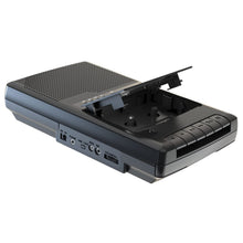 Carica l'immagine nel visualizzatore di Gallery, Reproductor Cassette Portatile Lettore Cassette Audio Registratore di Nastri Digitalizza su USB con Maniglia, Cuffie, Microfono, Altoparlante
