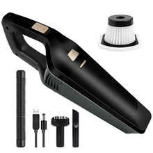 Carica l'immagine nel visualizzatore di Gallery, URAQT Aspirabriciole Senza Fili, Aspirapolvere Portatile Ricaricabile, 12V 120W 4.5k PA Multifunzione Aspirapolvere a Mano Potente, 30 Minuti di Lavoro USB, Bbuono per Casa/Auto/Ufficio