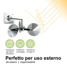 Carica l'immagine nel visualizzatore di Gallery, OFFO Deterrente per Piccioni,Scaccia Piccioni per Balcone,Riflesso a 360° con Base in Alluminio,Spaventa Uccelli per Gia