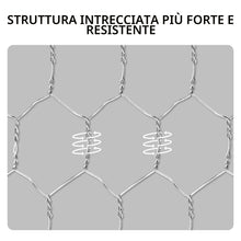 Carica l'immagine nel visualizzatore di Gallery, Rete metallica per recinzioni 7 m - 40 cm di altezza - rete recinzione maglia piccola da 25 mm - rete elettrosaldata in 
