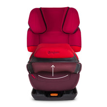 Carica l'immagine nel visualizzatore di Gallery, CYBEX Silver Seggiolino auto per bambini 2 in 1 Pallas-Fix, per auto con e senza ISOFIX, gruppo 1/2/3 (9-36 kg), da circa 9 mesi a circa 12 anni, blu luna blu marino