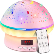 Carica l'immagine nel visualizzatore di Gallery, Giocattoli Bambina 2-10 Anni, Timer Proiettore Stella Luce Notturna Decorazione Lampada Bambina 3-8, Giochi Bambini Comp