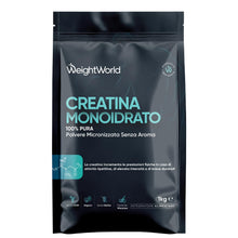 Carica l'immagine nel visualizzatore di Gallery, Creatina Monoidrata Polvere 1kg, 100% Pura e Vegana, 3000mg, 10+ Mesi