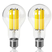 Carica l'immagine nel visualizzatore di Gallery, FLSNT Lampadina LED A70 E27, 21W Equivalente 300W, 4000LM, 3000K Bianco Caldo, Vetro Trasparente, Non Dimmerabile, Class