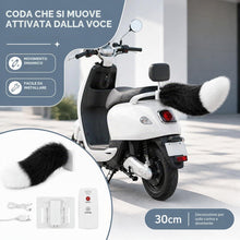 Carica l'immagine nel visualizzatore di Gallery, 1 Pezzi Coda Elettrica per Auto con Telecomando, Coda Pelosa per Auto, Con Suono attivato e Oscillazione a 3 Velocità, C